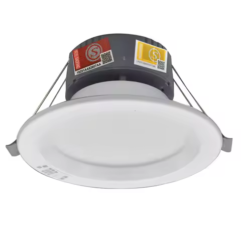 Lâmpada de emergência casa queda de energia luzes de emergência recarga downlight controle do sensor humano redondo interior lâmpada led AC200-240V