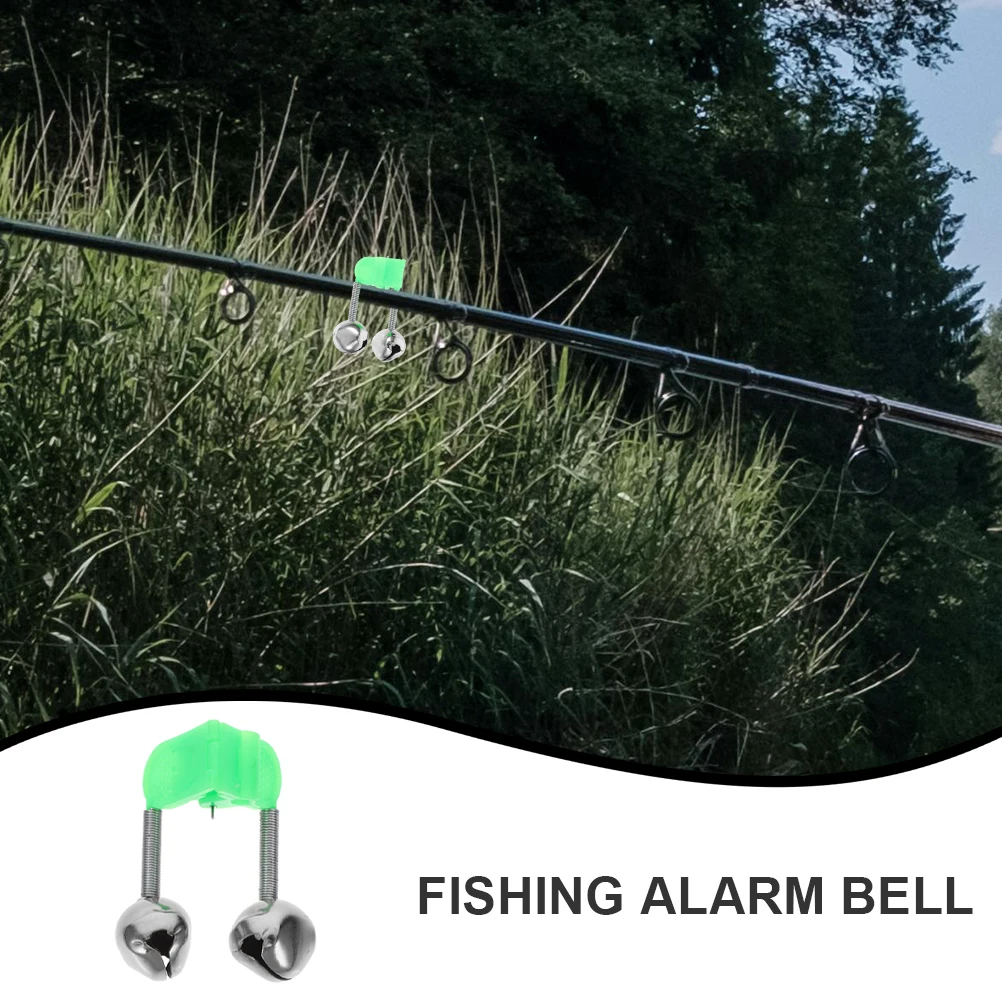 

65pcs Fish Bite Alarm Bells Outdoor Fishing Rod Indicator Accessories Night Alarming Bell for Enthusiasts Beginners Kids ABS