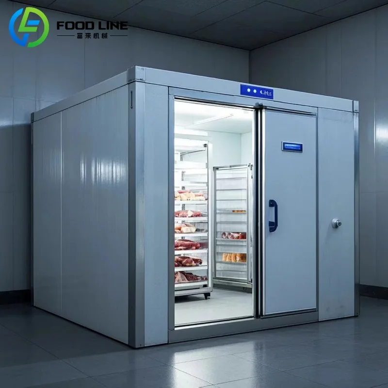 Custom Cold Meat Storage Cool Room Refrigeration Unit Food Container Snacks Freezer Cold Unit For Industrial Commercial Use