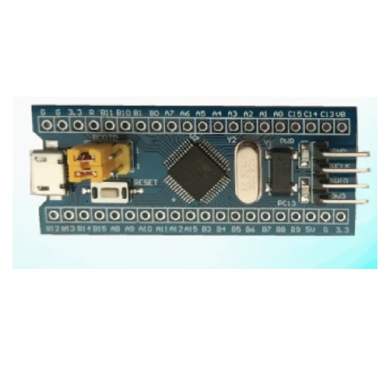 

Основная плата микроконтроллера STM32F103C8T6, самая маленькая системная плата