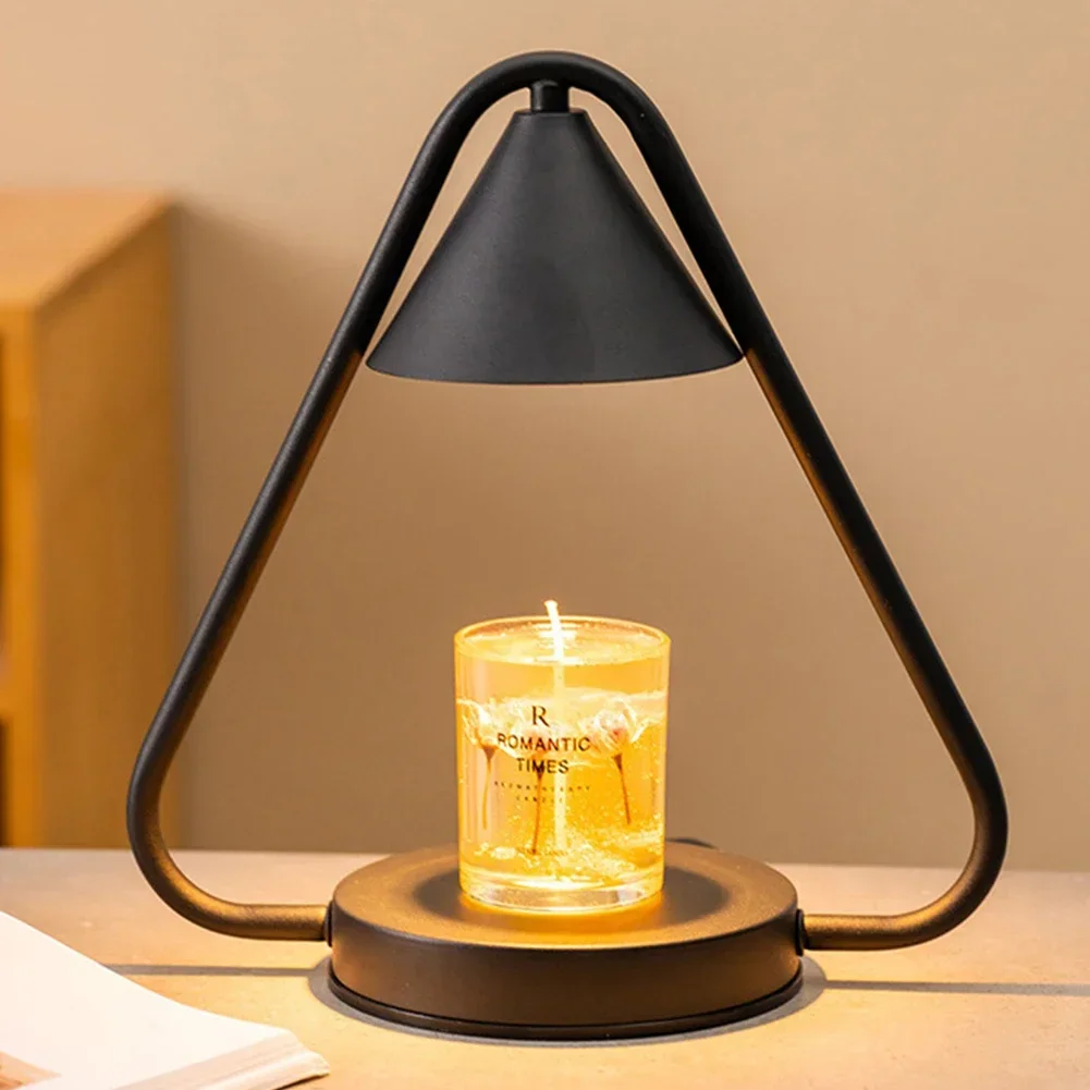 

Nordic aroma melting wax light iron art desktop small night light romantic fire -free essential oil melting candle lamp