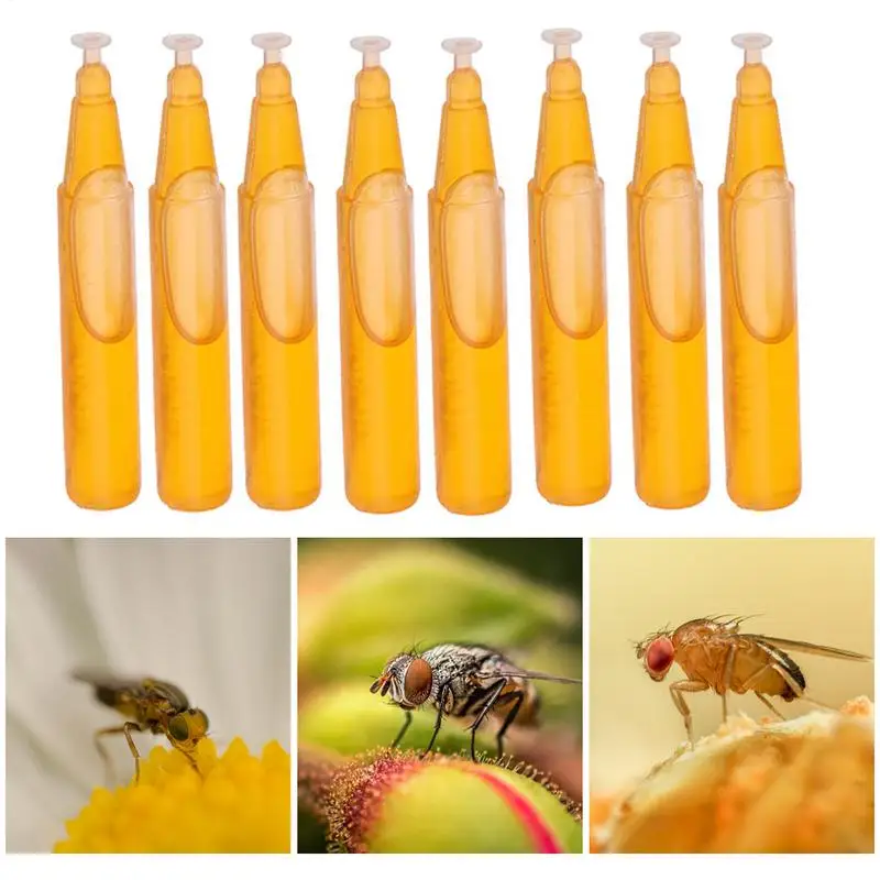 10Pc Fruit Fly Attractant Liquid Fruit Fly Killer Outdoors Drosophila Attractant For Gardens Backyards Greenhouses Nurseries