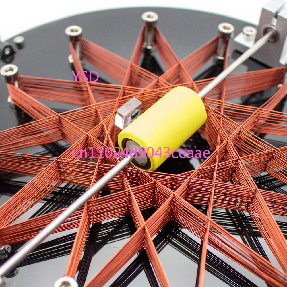 Marco Rodin Star Coil Motor, Brushless Induction Motor Electromagnetic Coil DIY Research Free Energy Perpetual Motion Machine
