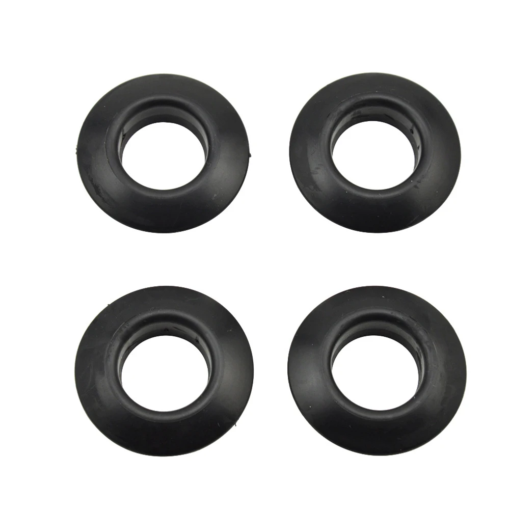 Practical To Use High Quality Brand New Drip Rings 4 Pcs Black Easy To Install Inner Diameter 27MM Replacement