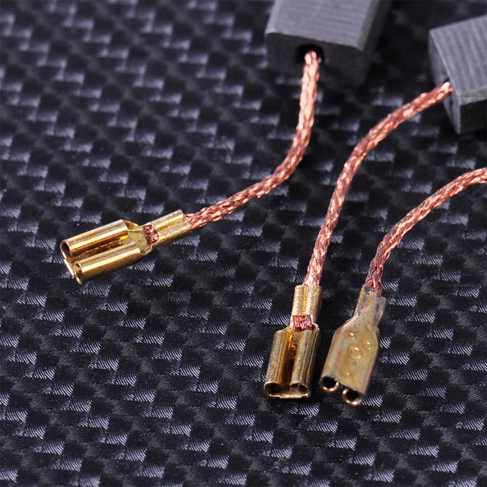 

Долговечные результаты с 10 шт. Набор угольных щеток для двигателя 5 мм * 8 мм * 15 мм для электрической дрели, угловой шлифовальной машины