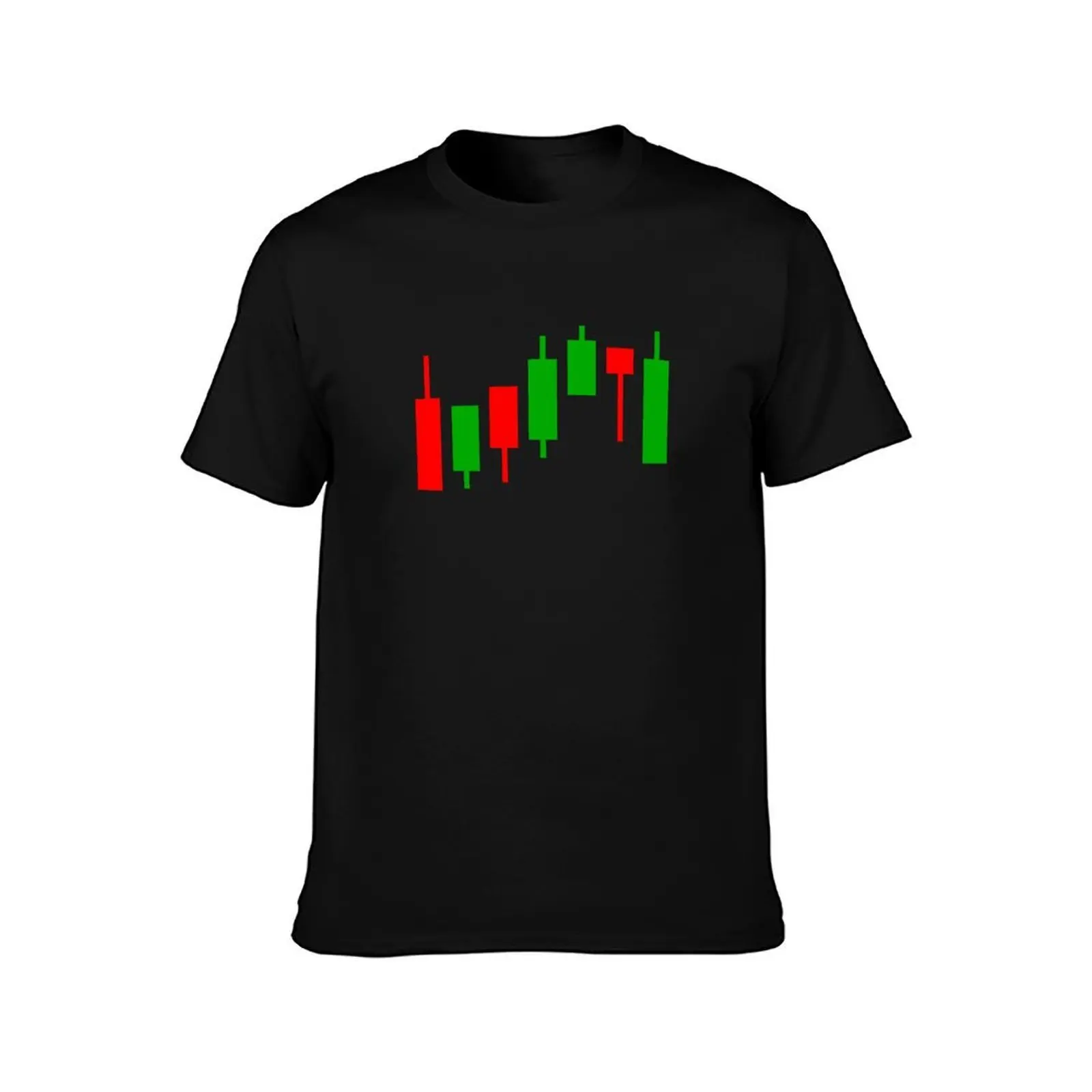 Trading Chart Candlestick Pattern T-Shirt t shirt man cotton T-Shirt