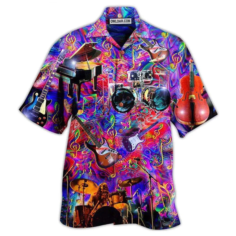 New Men's Hawaiian Shirts Party Beer Harajuku Oversized Shirt Fashion Printed Short-sleeved Beach Top Tee Men's Clothing Camisa