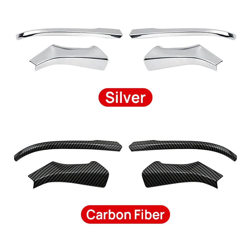 For Toyota Corolla Cross XG10 2021 2022 2023 Hybrid ABS Carbon Car Rearview Mirror Side Molding Cover Trim Stickers Accessories