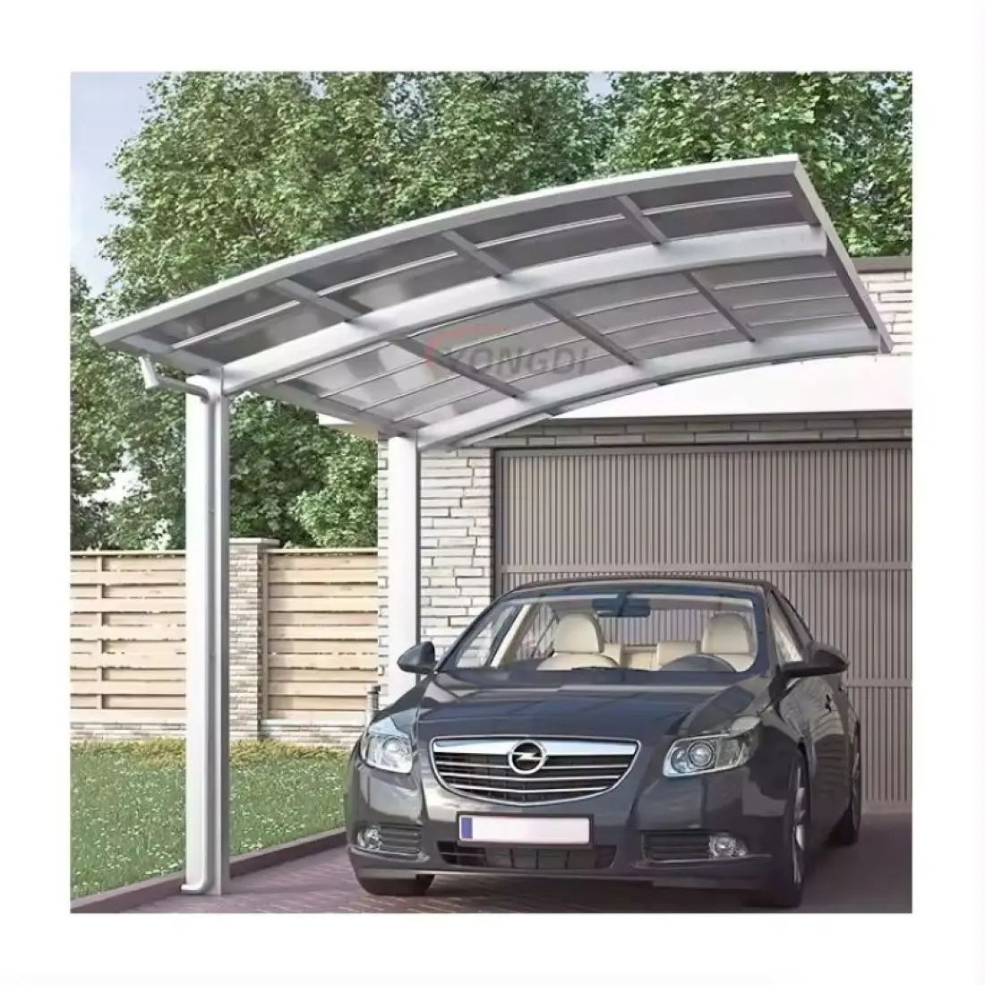 Custom size car tent garage canopy metal aluminum frame fixed computer roof shed