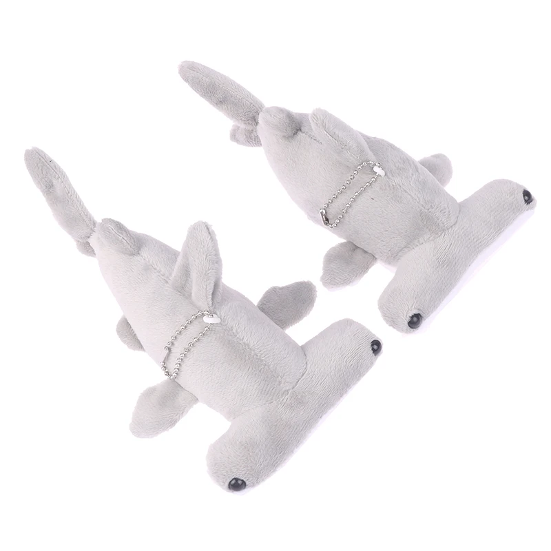 LLavero de Animal de peluche suave para niños, muñeco de juguete de tiburón Hammerhead, regalo de cumpleaños, 18cm