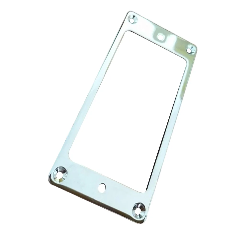 

1pcs Durable Metal Humbucker Pickup Mounting Rings Frame Mounting Ring Flat Base Pickup Frame (Silver)