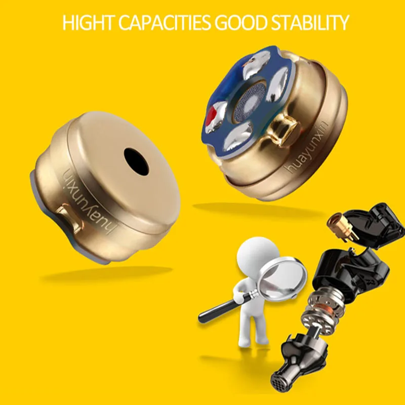 Huayunxin 2PCS 10MM 16Ohm grafenowe membrany douszne Dynamic Drive Bluetooth TWS douszne DIY Heavy Bass Sopran IEM Speaker Unit — zdjęcie produktu 6