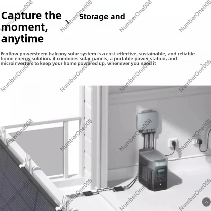 Micro Inverter for Home Solar System, MPPT PowerStream Energy Storage, Portable Power Supply for House Residential Use image 4