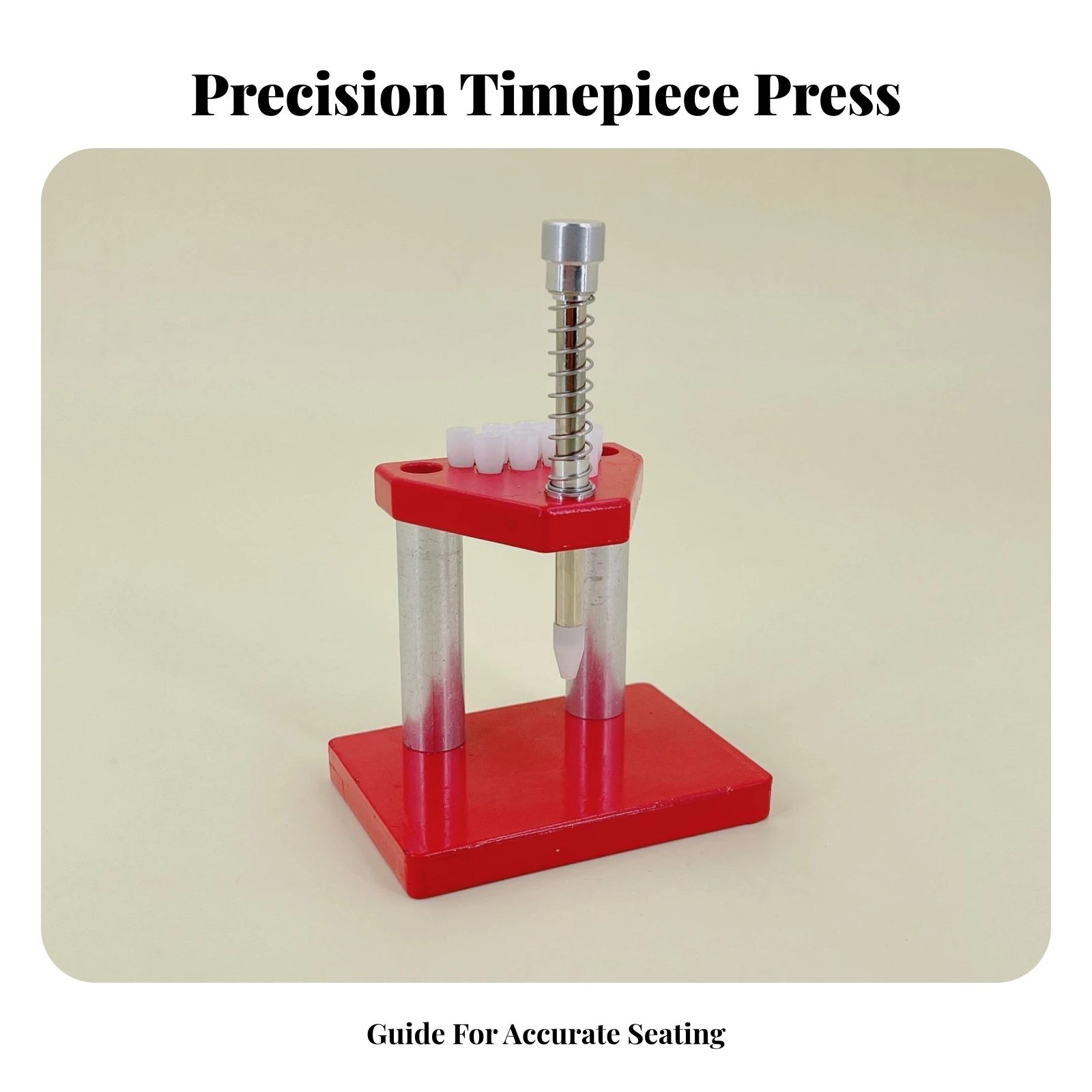 Watch Hand Installation Press Long-Lasting Spring-Loaded Watch Hand Press Easy to Use Efficient for Watchmakers