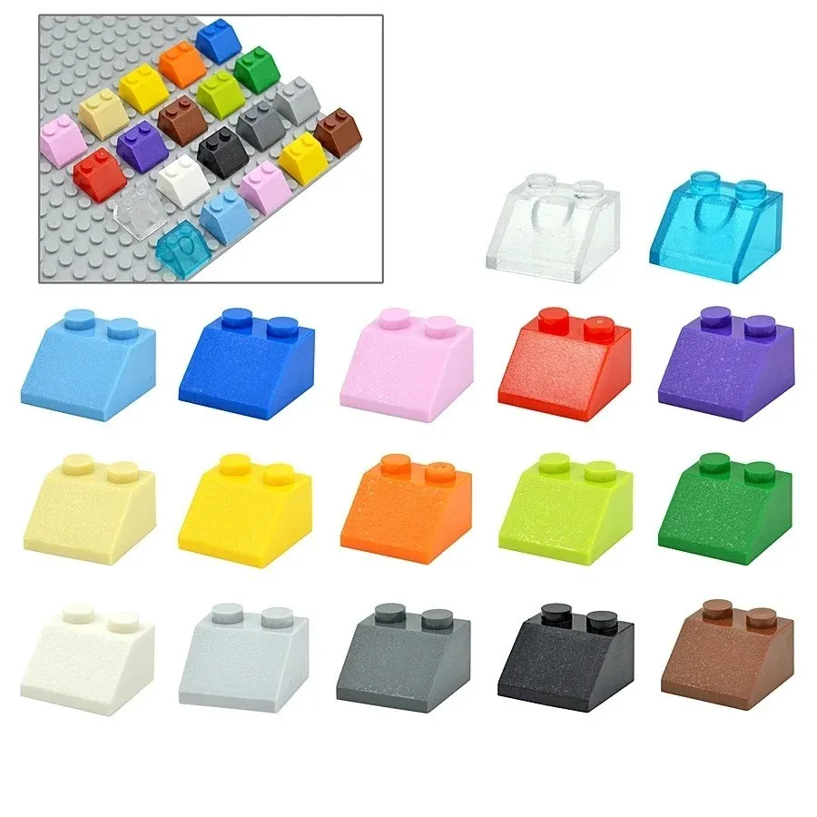 20pcs 3039 Roof 2x2 Tile Building Block Slope 45° Thick Figure Educational Creative Assembles Particles Toys Children Diy Gift