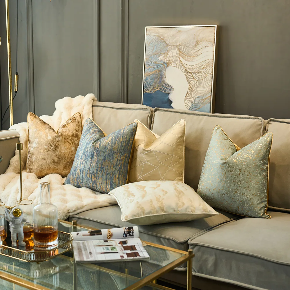 هندسية غطاء الوسادة الزخرفية سوبر رمي غطاء وسادة للمنزل أريكة غرفة المعيشة فندق 30x50 45x45 50x50 60x60 نمط الشبكة