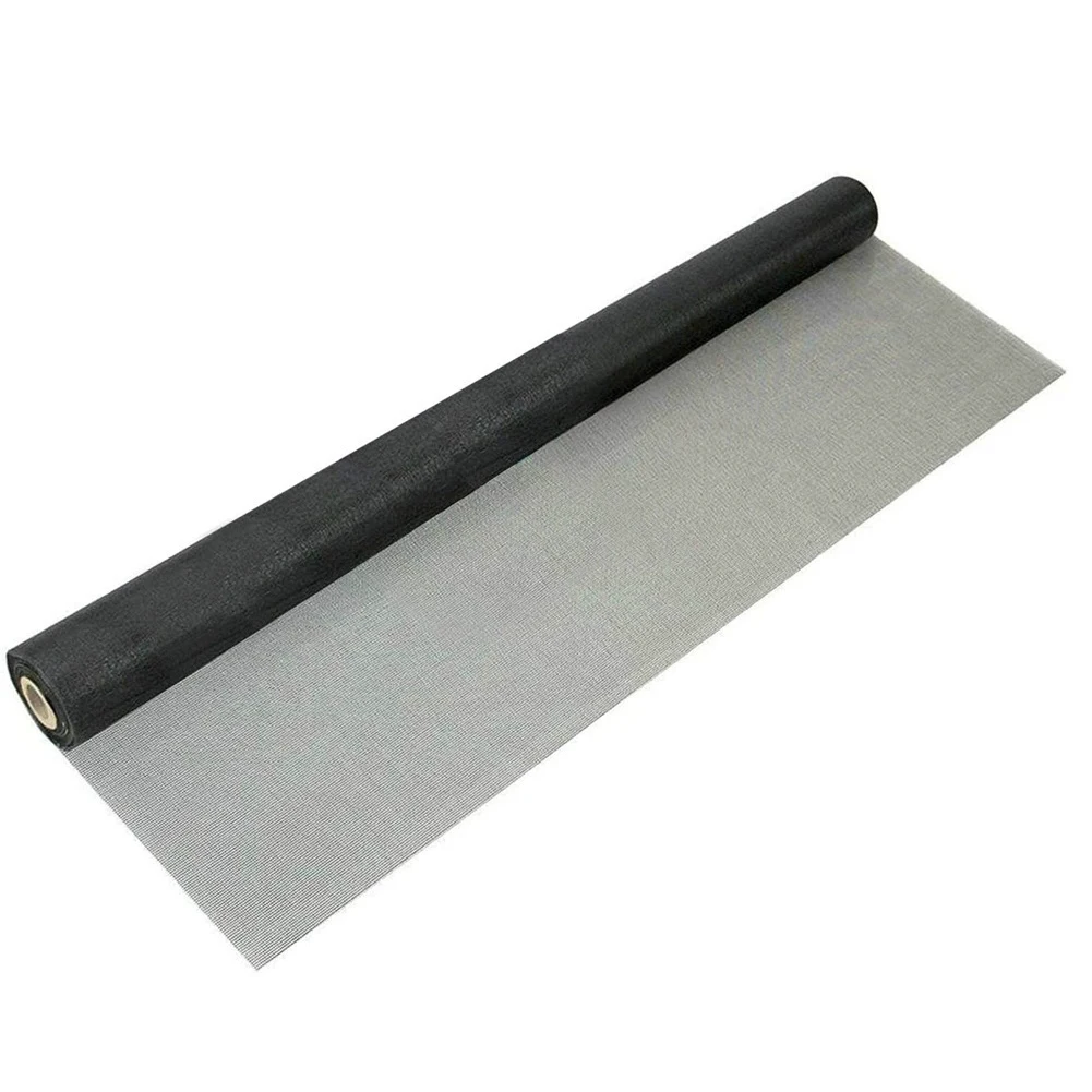 Standard Size Window Screen Mesh Roll Suitable for Common Window Dimensions and Small to Medium Screen Door Replacement Projects