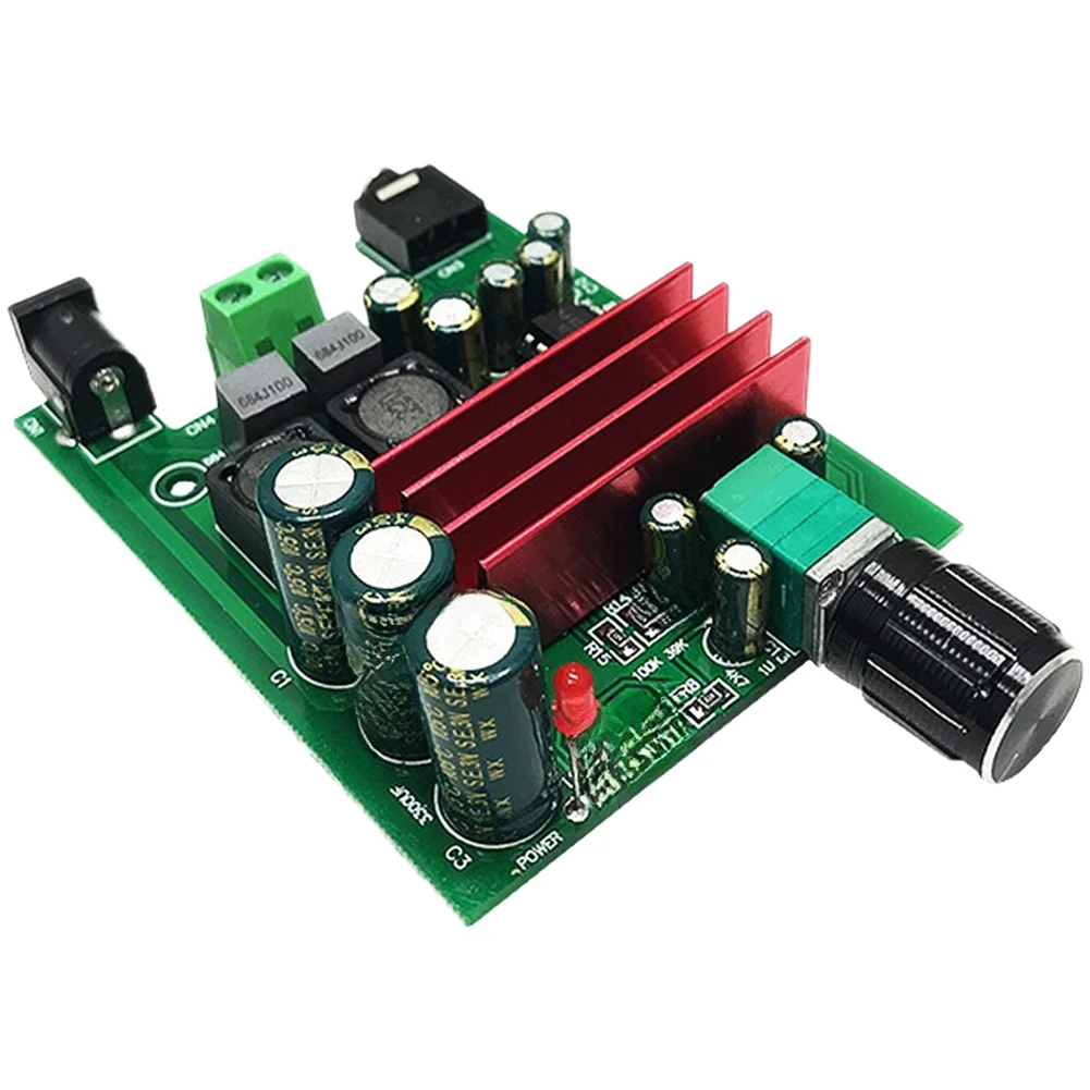 For TPA3116D2 100W Audio Module with NE5532 Dual Op Amp Preamp DC 8V to 25V Input 79x61mm Lightweight PCB Board