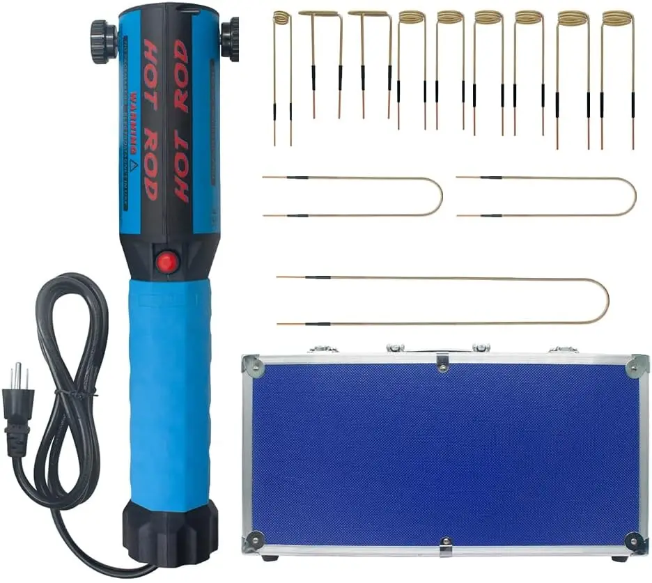 

Индукционный нагреватель Solary для удаления болтов - 1200 Вт, 110 В, ручной индукционный нагреватель с 12 катушками для удаления заржавевших винтов