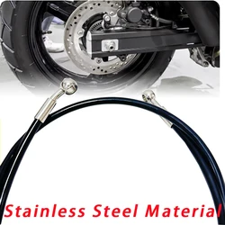 Black High quality10CM To 500CM Motorcycle Hydraulic Reinforced Brake Clutch Oil Hose Line Pipe Fit ATV Dirt Pit Racing Bike MX
