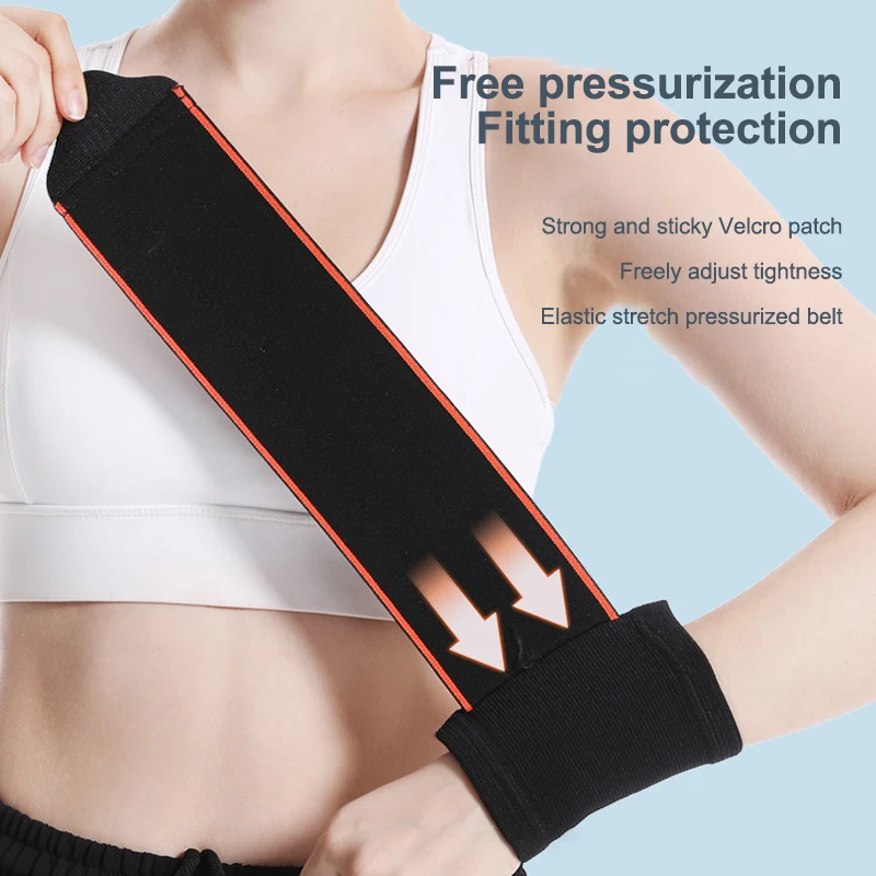 1/2Pcs Wristband Wrapping Compression Sports Elastic Adjustable Wrist Guard Support Basketball Weight Training Wrist Wraps