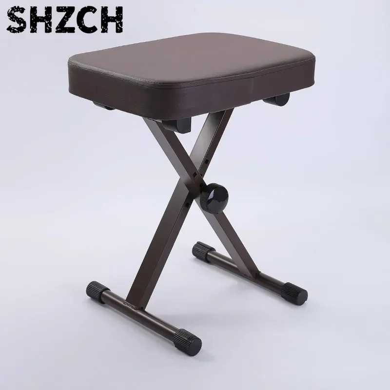 Folding Stool Simple Electronic Organ Piano Chair Adjustable Lift Guitar Stool