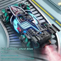 F1 RC Stunt Car 360° Spin Drift, Gesture Control & Spray Lights, 4WD Off-Road Toys for Boys Girls Kids Gifts