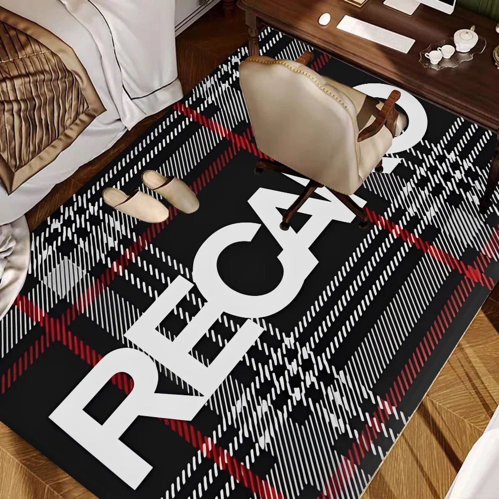 

Recaros Logo Front Door Mat Anti-slip Absorb Water Long Strip Cushion Bedroon Mat Bedside Mats