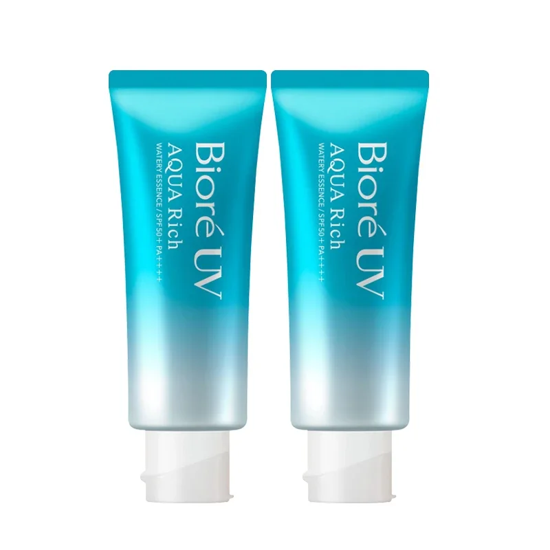 SPF50 Biore UV Aqua crema de protección solar UVA, Gel de protección UVB, loción de aislamiento para hombres y mujeres, hidratante, blanqueada, impermeable