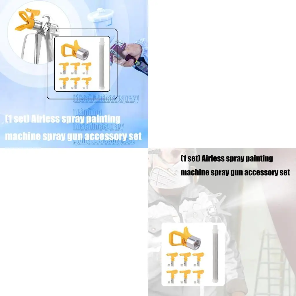 

Premium Airless Sprayer Components Set with Nozzles Filter Heat Resistant