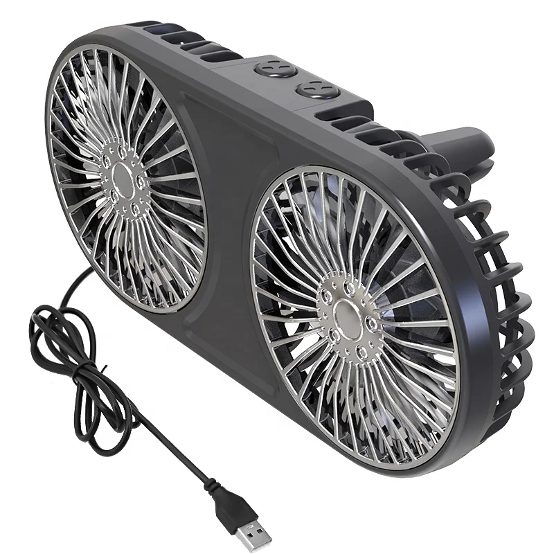 

Mini Car Fan Innovative Car Accessories Automobile and Motorcycle Accessories Dual Heads Truck Vehicle Interior Cooling Fan F211