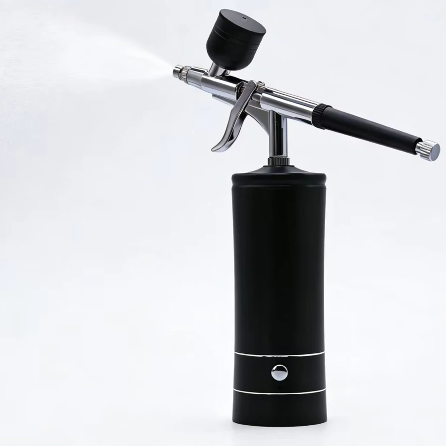 Portable Rechargeable Wireless Airbrush With Compressor Spray Gun For Face Beauty Nail Art Tattoo Craft Cake Paint
