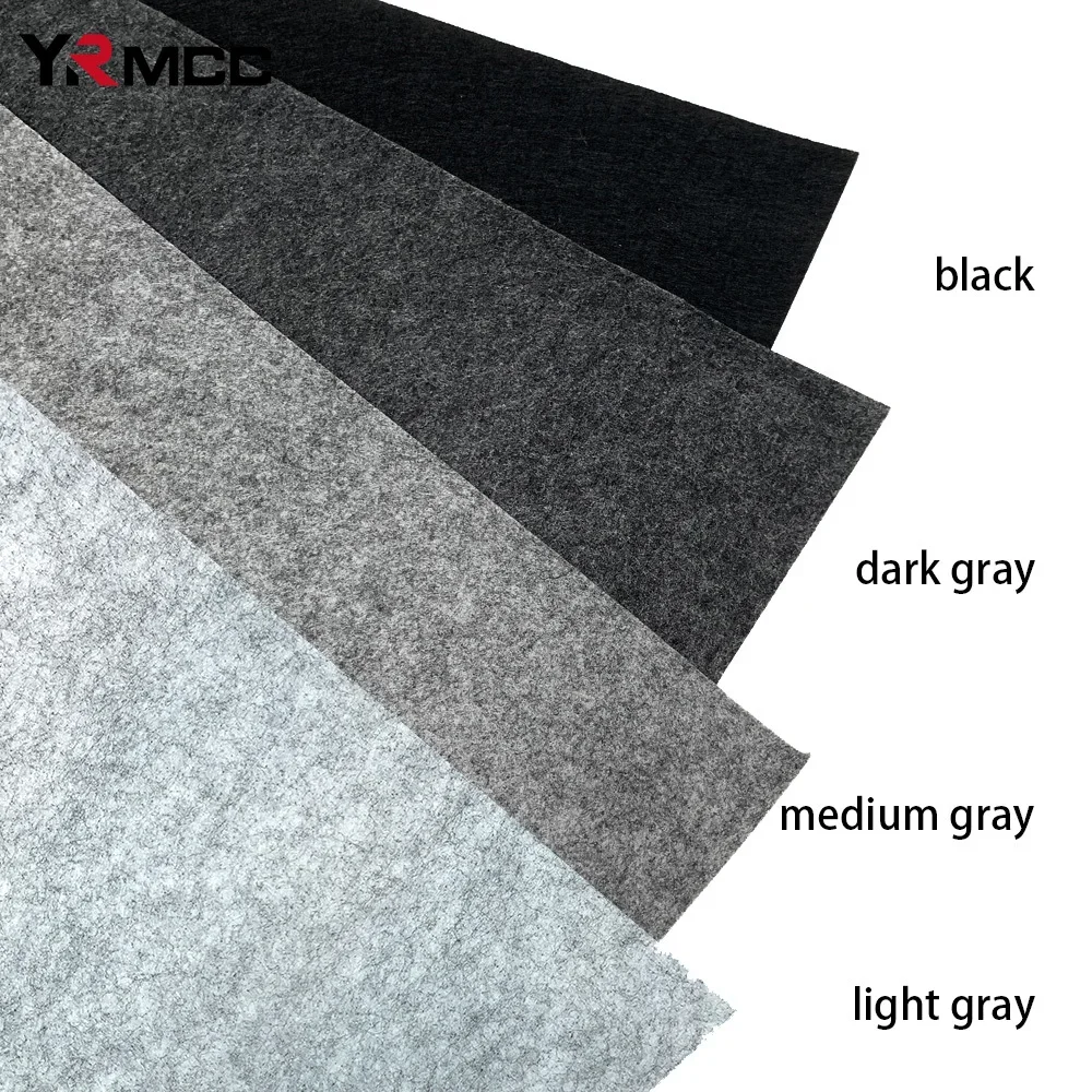 50x100cm Car Lining Carpet Felt Self-adhesive Carpet Non-Woven Fabric High Temperature Resistant Felt  for Home Car  Accessories