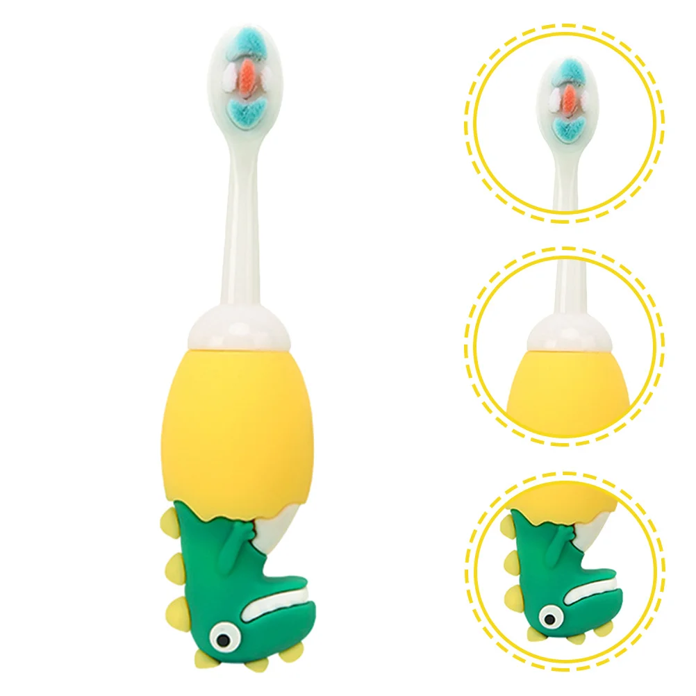 

Kids Toothbrush Baby Oral Cleaner Soft Silicone Bristles For Toddler Teeth Gum Care Portable Mini Size Stain Removal Tool Gift