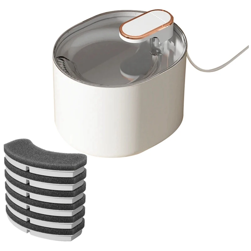 

3L Automatic Pet Cats Water Fountain Silent Cats Drinking Fountain For Dog White Water Dispenser