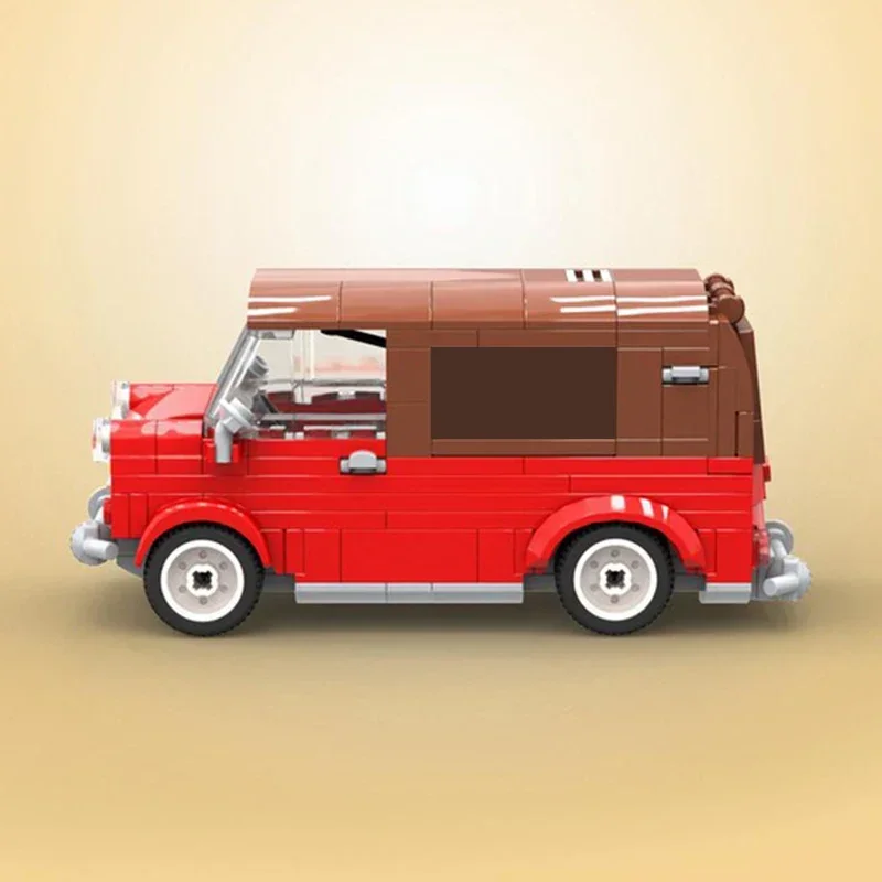 Modèle de voiture de ville, briques de construction Moc, transport classique, voiture MK1, technologie, blocs modulaires, cadeaux, jouets de Noël, ensembles de bricolage, assemblage