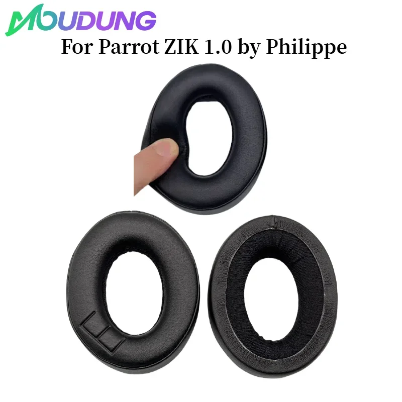 

MOUDUNG Ear Pads For Parrot ZIK 1.0 by Philippe Headphones Headset Replacement Ear Pads Cups Earpad Memory Foam Cushions ，