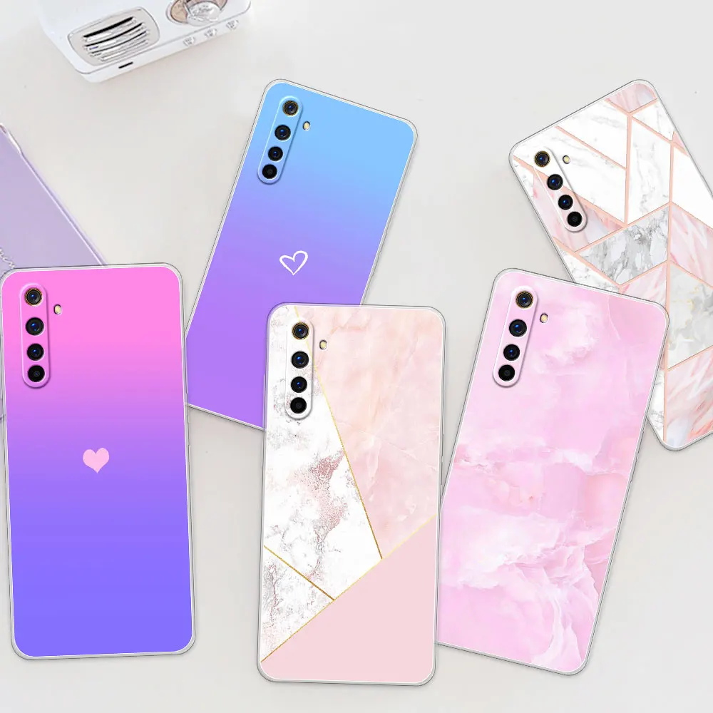 For Realme 6 Case Realme 6 Pro Cases TPU Back Cover on Realme 6 Pro Soft TPU Silicone Phone Case For OPPO Realme6 6s 6Pro Coque