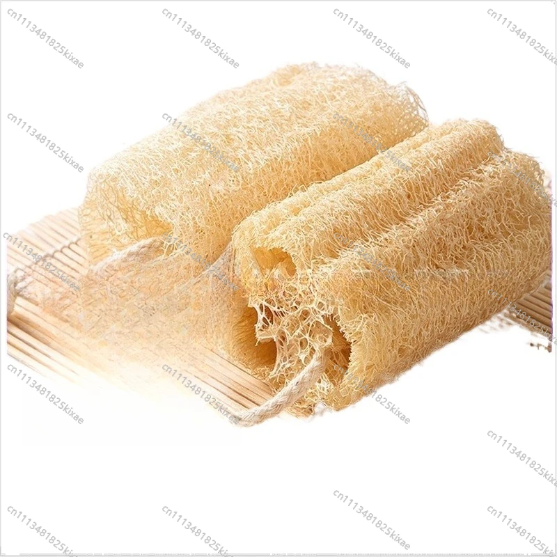 For Natural Loofah Sponge Brush Pot Dishwashing Artifact Cleaning Scouring Pad Bath Rubbing Back Bath Brush