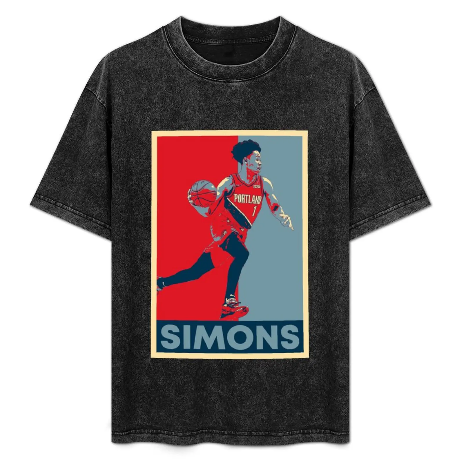

Anfernee Simons Run The Ball Hope T-Shirt Anti-Perspiration Workout Top
