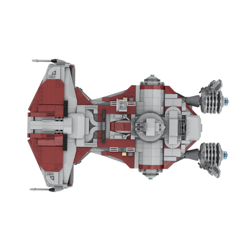 1122 PCS Star Fighting Defender-Class Light Corvette - 75362  75337 alternative MOC Customize Modular DIY Toy Christmas Gift