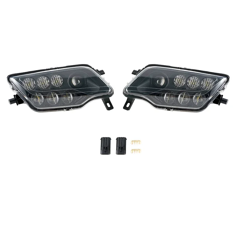 YongJin Upgrade Auto Lighting System atv headlight with HI/LO beam  for Honda Pioneer 1000 Talon Rancher 420 Foreman 500 Rubicon