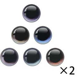 Popular Doll BJD Toy Anime Doll Glass Eyes Cabochons Round 14MM Ultrathin Toys DIY Jewelry Accessory MIX Pupil