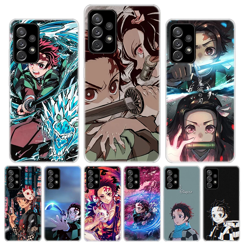 Tanjiro Demon Slayer Phone Case For Samsung Galaxy A55 A54 A52 A53 A15 A14 A12 A13 A25 A24 A22 A23 A35 A34 A32 A33 A04S A02S A03