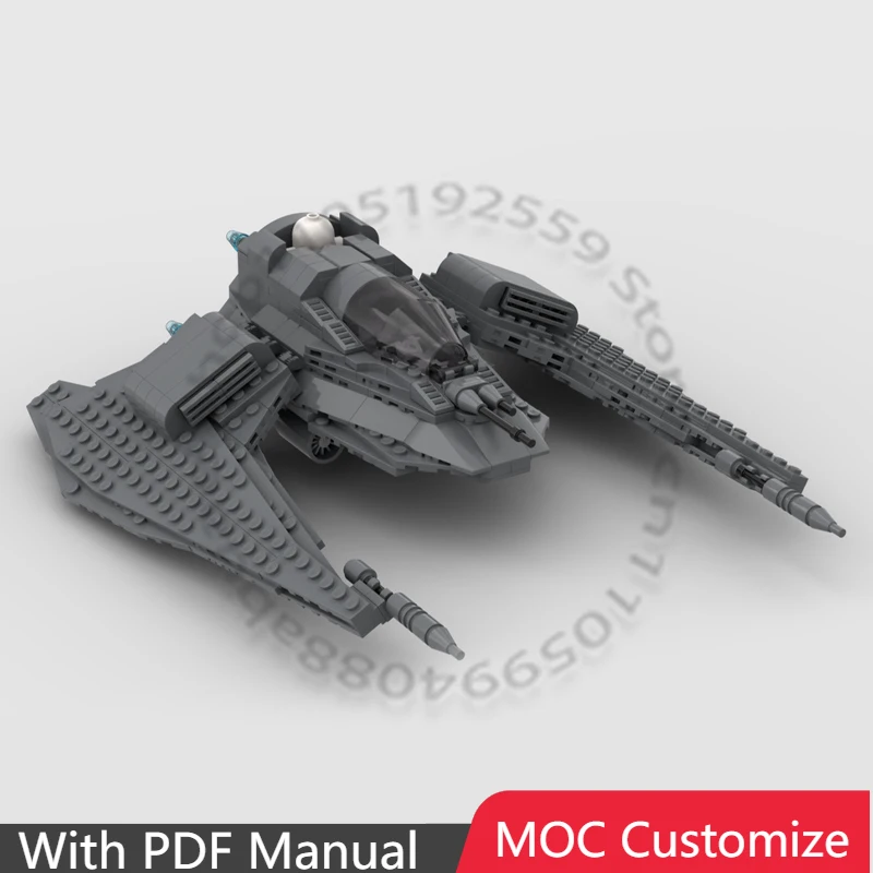 

414 PCS Galactic Empire Bricks Hapan Miy'til Fighter, standard or command variant MOC Customize Modular DIY Festival Toy Gift