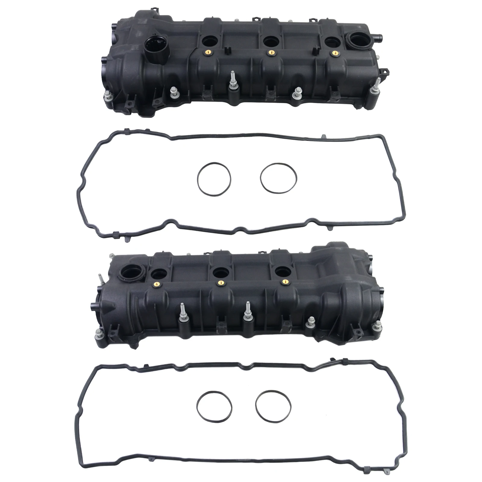 

AP01 Пара крышек клапанов с прокладками для Chrysler Dodge Jeep Ram 3.6L Pentastar 11-19 5184068 AN 5184069 AN 05184068 AN 05184069 AN