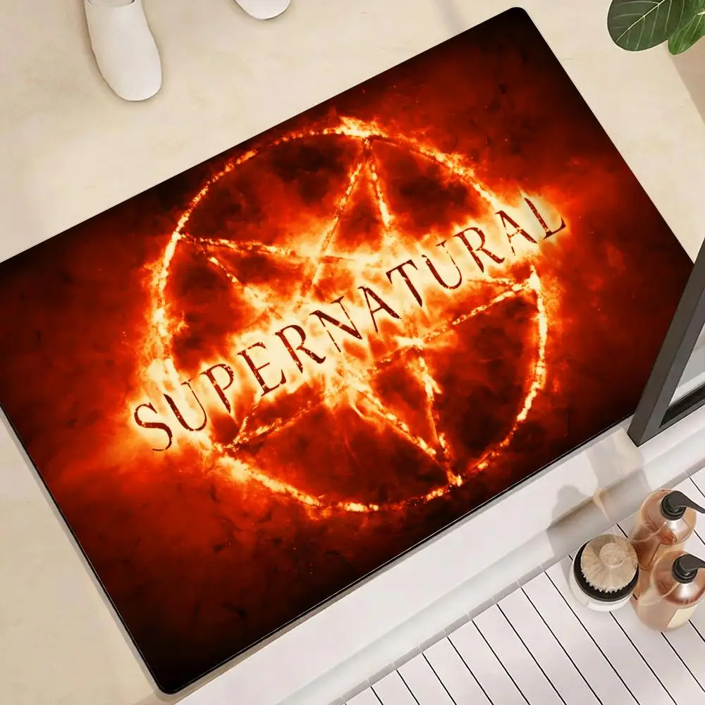 

Коврик для пола S-Supernatural TV Play Serie, нескользящий, быстросохнущий, из диатомита, с дренажными отверстиями, для ванной, кухни и прихожей