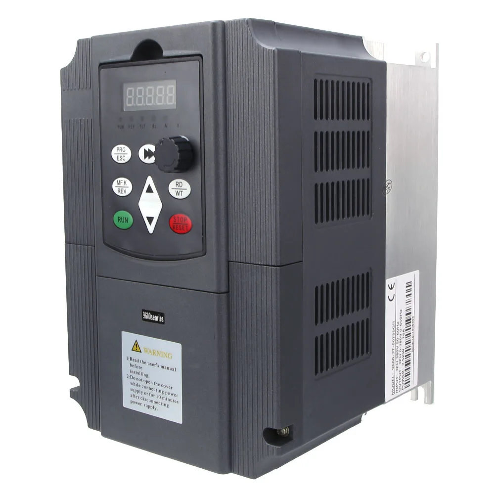 モーター制御ベクトル周波数変換器速度制御コントローラー調速機三相7.5KW 380V 9600-3T-00750G周波数変換器