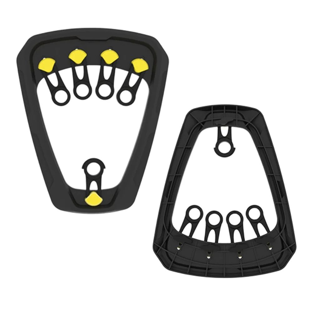 Elastic Finger Strength Trainer for Hand and Forearm Exercise with 3 Adjustable Resistance Levels Comfortable Grip