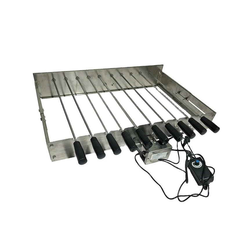 Manufacturer Custom BBQ Grill Skewer Top Rotisserie Cyprus Extendible Automatic Stainless Steel Charcoal Grills